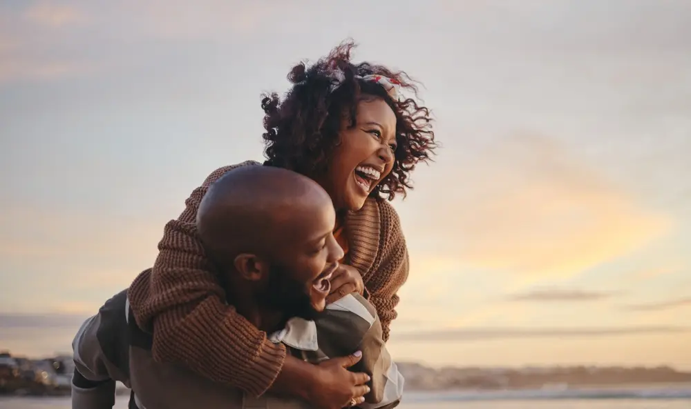 couple on the beach